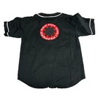 Vtg Giant Red Hot Chili Peppers Black Baseball Jersey Concert Band Sz Xl  103 
