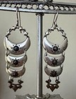 Native American Kenneth Johnson Sterling Silver    Copper  Earrings