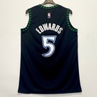 Anthony Edwards  5 Embroidered Jersey  Black  S-2xl