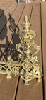 Vintage Ornate Brass Fireplace Fender 50  Asian Inspired Dragons And Lions 