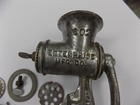 Vintage Enterprise Mfg  Clamp On Food Meat Grinder  602 With Accessories C 1920