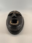 Hand Carved African Wood Mask Ghana Tribal Wall Art Black 9x5 Vintage