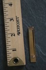 Vintage Tie Bar Clip - - Silver Tone Metal