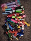 Pez Dispensers Lot Of 50 Plus And Pez Book 