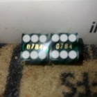 Binions Las Vegas Casino Dice Green Matching Number 0784 Vintage Vegas