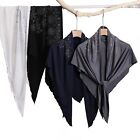 Muslim Women Triangle Scarf Hijab Wrap Shawl Instant Bandana Turban Headscarf