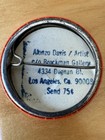 Vintage Alonzo Davis African American Artist Brockman Gallery Pinback Button