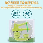 Diy 58mm Pin Badge Button Maker Press Machine With 100 Parts   Circle Cutter