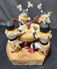 Vintage Native America Hopi Zuni Hano Clown Lot Kachina Doll Family Signed Read