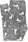 New Lularoe Tc2  18   Gray White Ice Skates   Snowflakes Christmas Leggings