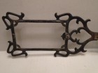 Old Original Rare Fancy Very Ornate Cat Iron Lightning Rod Weathervane