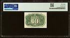 1863 Second Issue 10 Cents Fractional Currency Note Fr 1244 Civil War Pmg Chau58