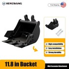 Hw Mini Excavator Bucket backhoe Attachment small Digger Tooth Buckets in Stock