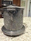 19th C  Silber   Fleming Biscuit Tin Aesthetic Movement Fernaissance Epns