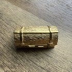 Rare Vintage 1990 Est  e Lauder Beautiful Solid Perfume Treasure Box Compact Euc