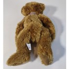 Russ Berrie Vintage Nwt Soft Classics Brown Teddy Bear Plaid Bow Stuffed Plush 