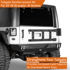 Hooke Road Tailgate Reinforcement Kit Hinge Bracket For 07-18 Jeep Wrangler Jk