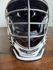Cascade S Lacrosse Goalie Helmet Silver Chrome Osfm Used Heavily Scratched