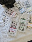 6 Pack  125  Round Corners Acrylic Bep Money Case Holder Holds 100 Us Notes Free