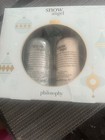 Lot 2 New Philosophy 8 Oz Snow Angel Body Lotion   Shampoo Shower Gel Bubble New
