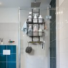 Over The Door Shower Caddy Organizer  Shower Storage Rack Shelf 