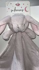 New So Dreamy Pink Bunny Baby Security Blanket Lovey Embroidered Eye Plush Nunu