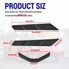 Dry Bay Vent Blocks Car Wash Covers Rear Roof For Corvette C8 Coupe 2020-2025