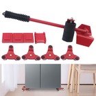 4pcs Moving Tri-dolly Set    Lifter Heavy Duty Furniture Mover W  12 Wheels
