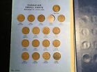 Canadian Penny Set 1920-1961 Minus 1923 Nice Coins Mostly Xf Original 
