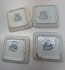 Lot Of 4 Maddock   Company Royal Stone China Open Flower Butter White Gold Lined