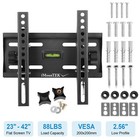 Flat Tv Wall Mount Bracket 15  tilt For 23 26 27 32 37 40 42 Inch Led Lcd Plasma