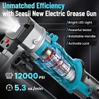 Electric Grease Gun 12 000 Psi Battery Operated Grease Gun   Battery   Charger