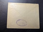 1925 Palestine Eef Overprint Postcard Cover Jerusalem To Muscatine Io Usa