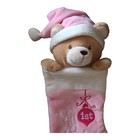 Dan Dee My 1st Christmas Santa Bear 16  Plush First Stocking baby Girl pink