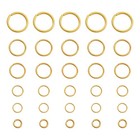 10mm Gold Jump Rings Jewelry Findings Multi Size Set For Diy Jewelry Making
