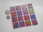 Pawprints Set Of 16 Etched Dichroic Glass  ea22  Cbs Coe 90 Fusing Supply