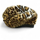 Leopard Print Faux Fur Bucket