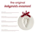 Pearhead Babyprint No Mess Christmas Ornament Kit Baby Hand Foot Print Gift