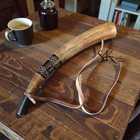 Handmade Viking War Horn Battle Trumpet  Historical Replica natural Horn