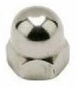 3 8-16 Cap  acorn  Nut 18-8 Ss-50 Pack