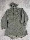 Vintage Us Military Night Desert Camo Parka Jacket Mens Small Hooded Army 80s