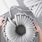 Arm Knitting Yarn Chunky Cotton Wool For Diy Blanket Bulky Yarn Gray 0 55lb