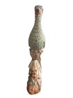 Wood Carved Pheasant Hand Painted 13   