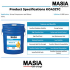 Shc Rarus 1024 Lubricant For Compressor Compatible With Mobil - 5 Gal