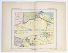 Antique 1899  Northern Ohio  Map Original - Ceded Indian Lands   10x9  