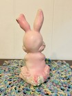 Vintage Holland Hall Pink Bunny Rubber Squeak Toy Kitsch
