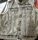 2025 Metallica 72 Seasons Xl Denim Battle Vest North America Tour Concert