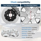 4pcs 1  4x110 To 4x137 Wheel Adapters For Honda 4 110 Atv To Can-am 4 137 Wheels