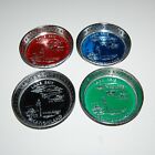 Set Of 4 Lake Erie - Marblehead - Tin Goose Vintage Souvenir Tin Metal Coasters