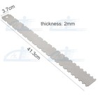 Guitar Neck Notched Ruler Fingerboard Straight Edge Check Fret Luthier Tools Kit